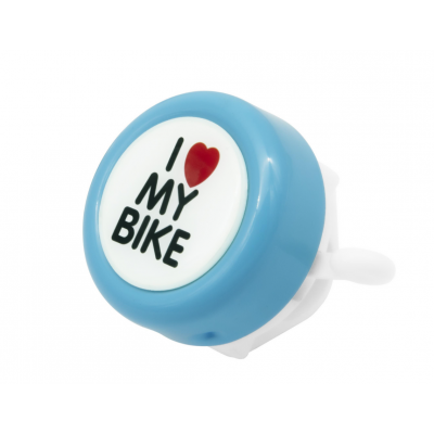 Zvonček s nápisom modrý